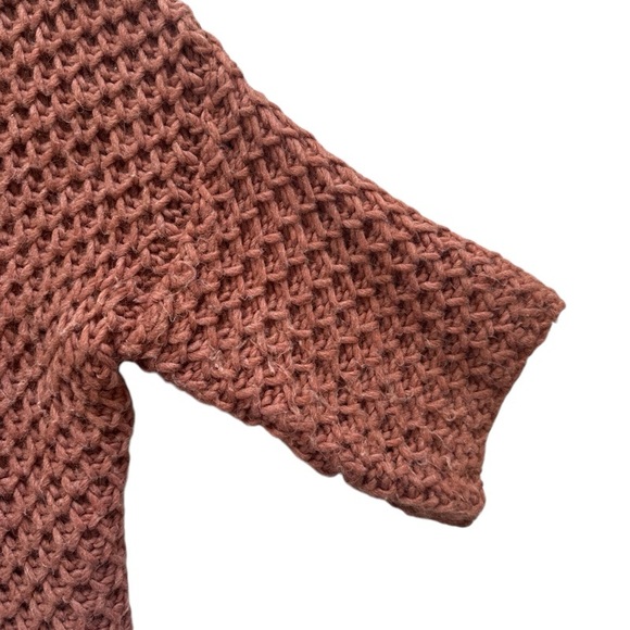 Elsamanda Chunky Knit Open Cardigan Sweater Size Medium - Picture 3 of 5